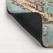 Eine Ansicht des Teils der Stadt von Boston Mousepad (Ecke)
