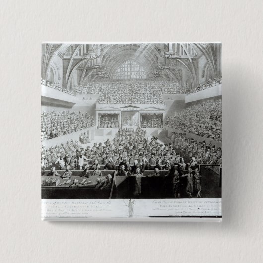 Eine Ansicht des Versuches von Waren Hastings Button (Vorderseite)