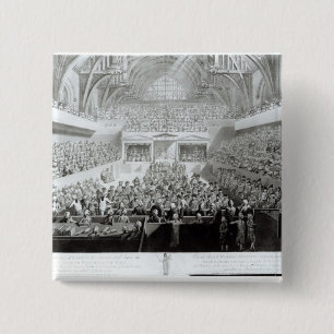 Eine Ansicht des Versuches von Waren Hastings Button