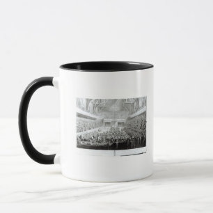 Eine Ansicht des Versuches von Waren Hastings Tasse