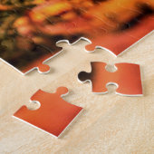 Eine Ansicht durch das Blätter-Puzzlen Puzzle (Seite)