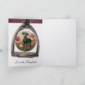 eine Ansicht durch einen Steigbügel Grußkarte Karte (Innenseite)