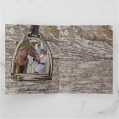 eine Ansicht durch einen Steigbügel Karte (Innenseite)