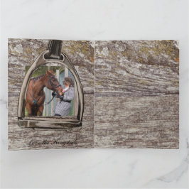 eine Ansicht durch einen Steigbügel Karte