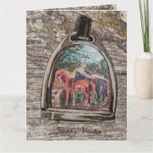 eine Ansicht durch einen Steigbügel Karte (Vorderseite)