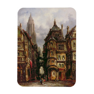 Eine Ansicht in das jüdische Viertel, Frankfurt, Magnet
