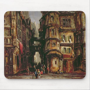 Eine Ansicht in das jüdische Viertel, Frankfurt, Mousepad
