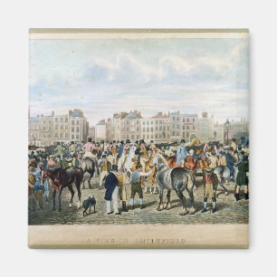 Eine Ansicht in Smithfield gravierte durch F.C. u. Magnet