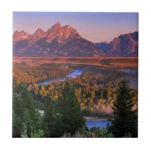 Eine Ansicht morgens Fliese (Vorderseite)