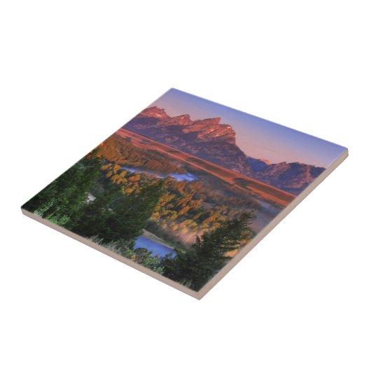 Eine Ansicht morgens Fliese (Seite)