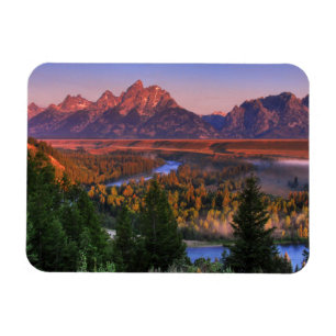 Eine Ansicht morgens Magnet
