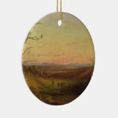 Eine Ansicht von Adelaide am Sonnenuntergang Keramikornament (Rechts)