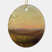 Eine Ansicht von Adelaide am Sonnenuntergang Keramikornament (Links)