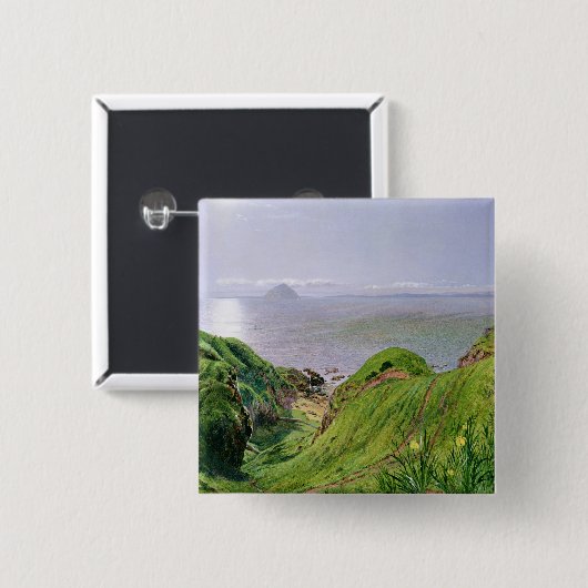 Eine Ansicht von Ailsa Craig und die Insel von Button (Vorne & Hinten)