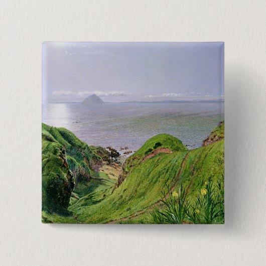 Eine Ansicht von Ailsa Craig und die Insel von Button (Vorderseite)