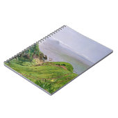 Eine Ansicht von Ailsa Craig und die Insel von Notizblock (Linke Seite)