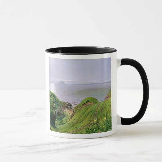Eine Ansicht von Ailsa Craig und die Insel von Tasse (Rechts)