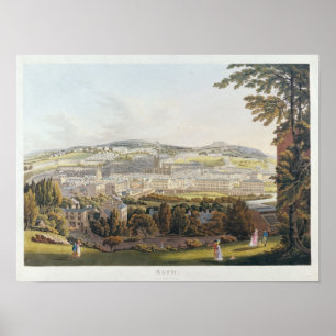 Eine Ansicht von Bad, 1817 Poster