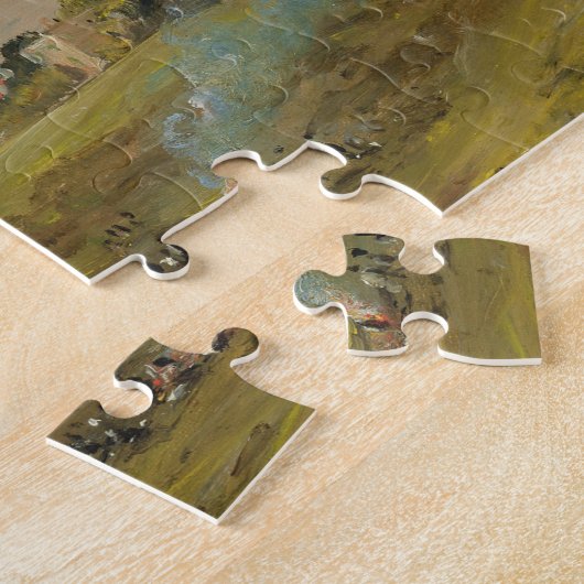 Eine Ansicht von Hampstead Heide, mit Zahlen Puzzle (Seite)