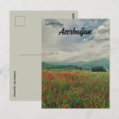 Eine Ansicht von Ismailli Aserbaidschan Postkarte (Vorne/Hinten)