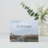 Eine Ansicht von Narva Estland Postkarte (Stehend Vorderseite)