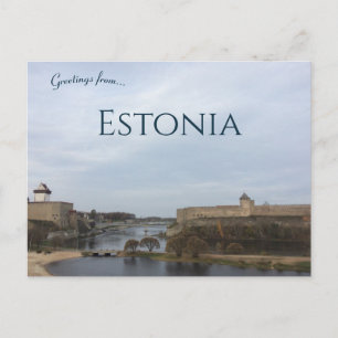 Eine Ansicht von Narva Estland Postkarte