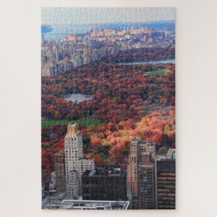Eine Ansicht von oben: Herbst in Central Park 01 Puzzle