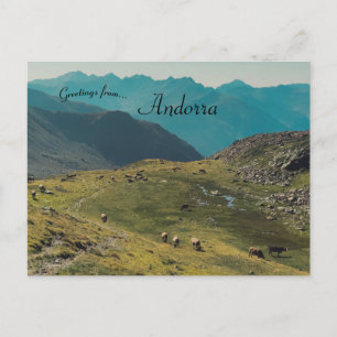 Eine Ansicht von Ordino Andorra Postkarte