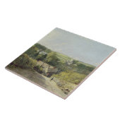 Eine Ansicht von Osmington Dorf mit der Kirche und Fliese (Seite)