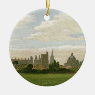 Eine Ansicht von Oxford (Öl auf Millboard) Keramikornament