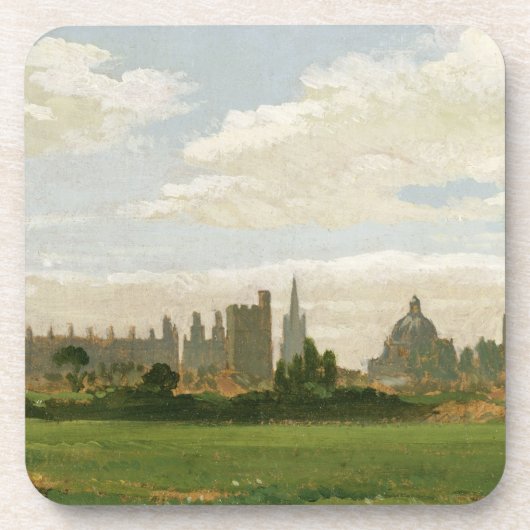 Eine Ansicht von Oxford (Öl auf Millboard) Untersetzer (Vorderseite)