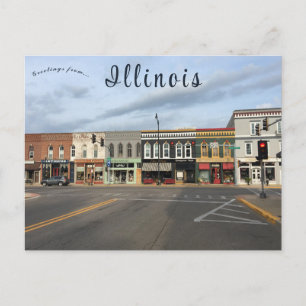 Eine Ansicht von Princeton Illinois Postkarte