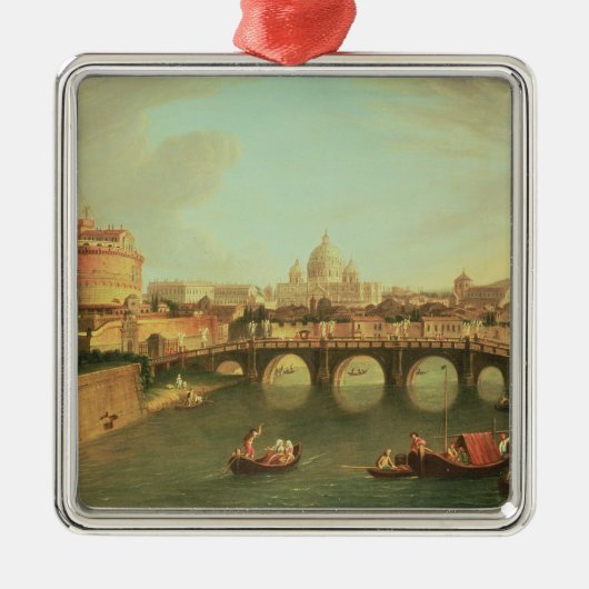 Eine Ansicht von Rom Silbernes Ornament (Vorne)