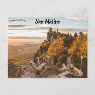 Eine Ansicht von San Marino Postkarte