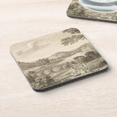 Eine Ansicht von Stour Kopf in Wiltshire (Stich) Untersetzer (Linke Seite)