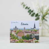 Eine Ansicht von Tallinn Estland Postkarte (Stehend Vorderseite)