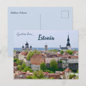 Eine Ansicht von Tallinn Estland Postkarte (Vorne/Hinten)
