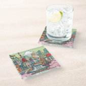 Eine Ansicht von Tokyo Glasuntersetzer (Schrägansicht)