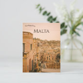 Eine Ansicht von Valletta Malta Postkarte (Stehend Vorderseite)