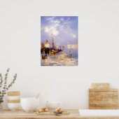 Eine Ansicht von Venedig von Thomas Moran Poster (Küche)