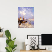 Eine Ansicht von Venedig von Thomas Moran Poster (Heimbüro)