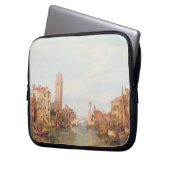 Eine Ansicht von Verona, 1848 (Öl auf Leinwand) Laptopschutzhülle (Vorderseite Links)