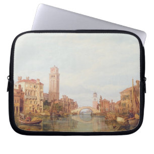Eine Ansicht von Verona, 1848 (Öl auf Leinwand) Laptopschutzhülle