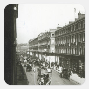 Eine Ansicht von Westbourne Waldung, London Quadratischer Aufkleber