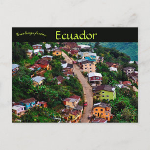 Eine Ansicht von Zaruma Ecuador Postkarte