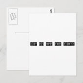 Eine App dafür got ? Postkarte (Vorne/Hinten)