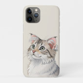 Eine Aquarell-Amerikanische Katze Case-Mate iPhone Hülle (Rückseite)