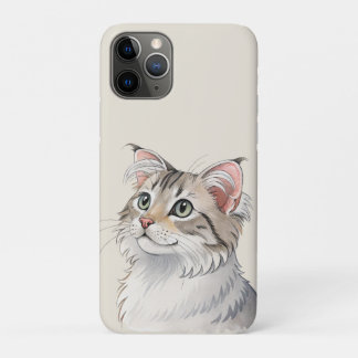Eine Aquarell-Amerikanische Katze Case-Mate iPhone Hülle