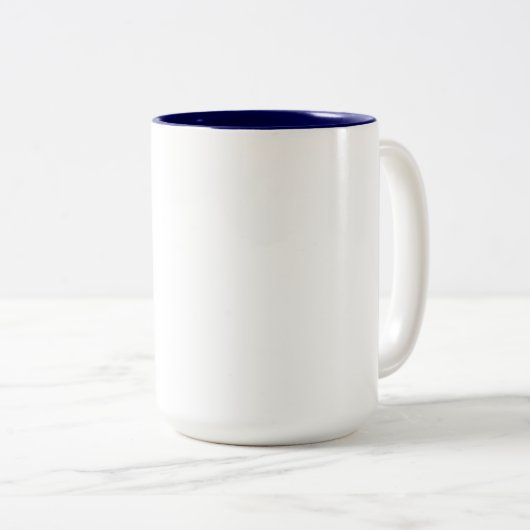 Eine Aquarellmalerei eines Niedlichen Genoms Zweifarbige Tasse (VorderseiteRechts)
