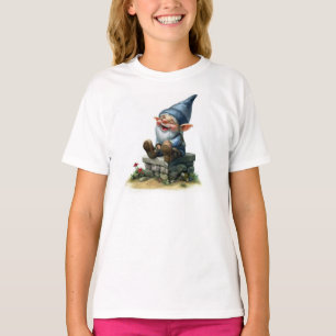 Eine Aquarellmalerei eines Niedlichen glücklichen T-Shirt